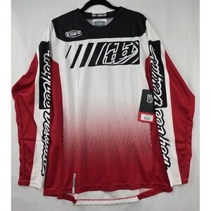 Troy Lee Designs GP Motocross Jersey Large Icon Red White Black MTB BMX NWT